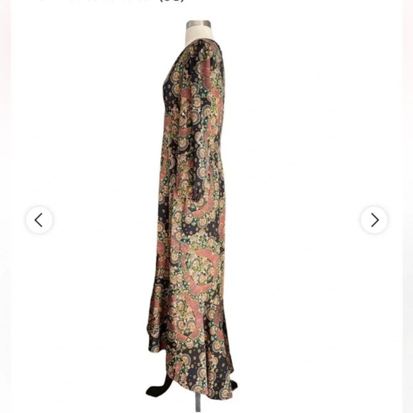 J CREW Point Sur Long Sleeve
Paisley Maxi Dress  size 2 - Picture 2 of 15